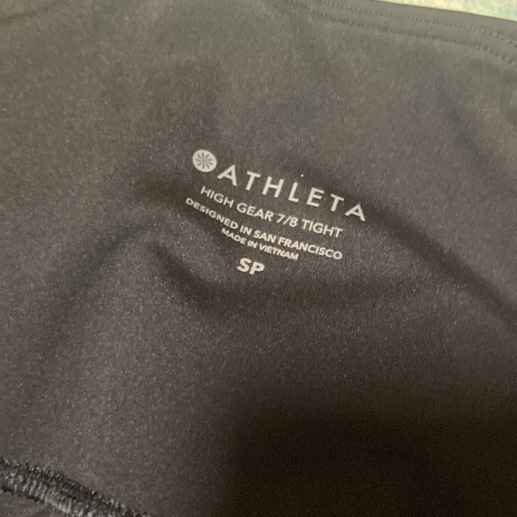 Athleta High Gear 7/8 Tight-Black - Picture 2 of 7
